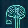 Icon representing expert knowledge: a stylized brain with interconnected pathways